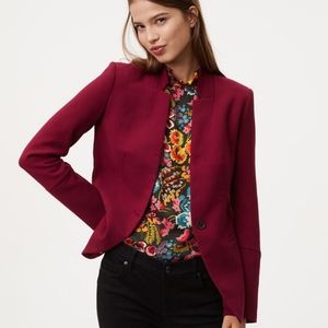 Loft Cranberry Jacket/Blazer NWT